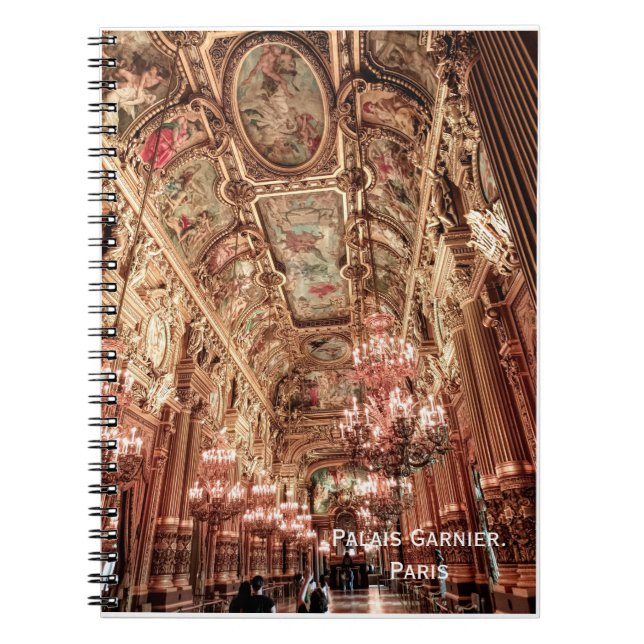 Palais Garnier Opera. Paris. Frankrike. Anteckningsbok (Framsidan)
