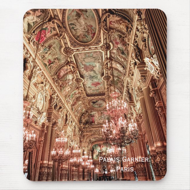 Palais Garnier Opera. Paris. Frankrike. Urklipp Musmatta (Framsidan)