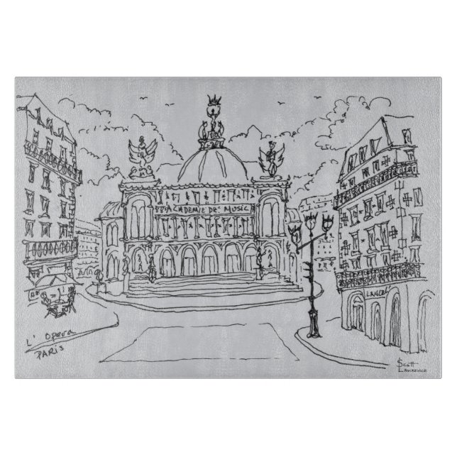 Palais Garnier operahus | Paris, Frankrike (Framsidan)