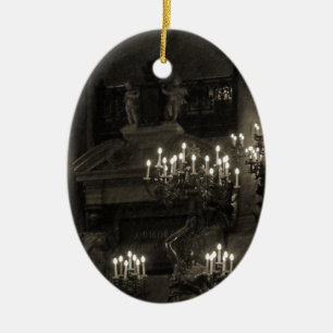 Palais Garnier Paris Frankrike Julgransprydnad Keramik