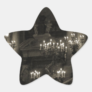 Palais Garnier Paris Frankrike Stjärnformat Klistermärke