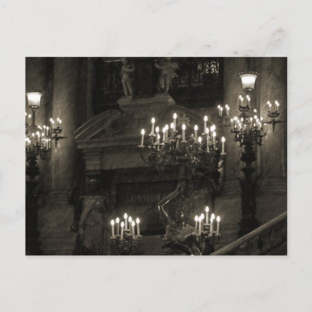 Palais Garnier Paris Frankrike Vykort (Framsida)