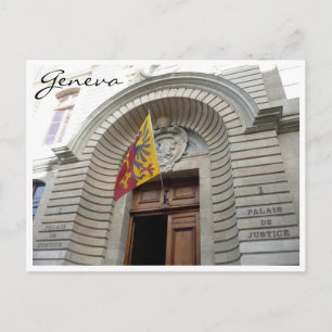 palais justice geneva vykort