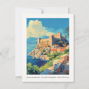 Palamidi Fortress Nafplio Greece Resepostkort Vykort