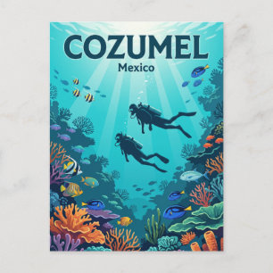 Palancar Reef, Cozumel Mexiko Vykort