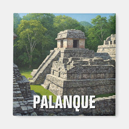 Palanque Mexiko Magnet