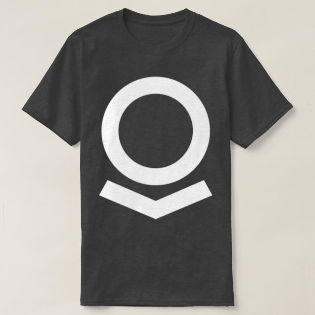 Palantir White Icon T Shirt (Design framsida)