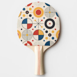 Palas de ping pong diseño geométrico pingisracket