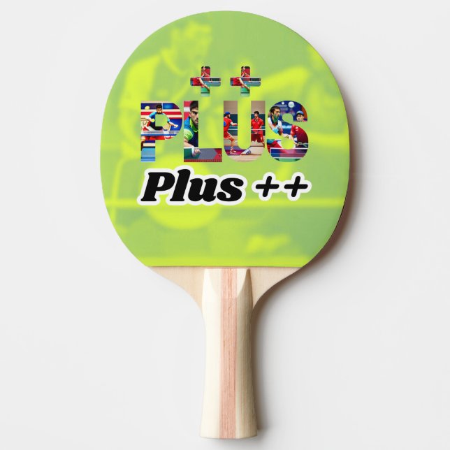 Palas de Ping Pong Plus ++ Pingisracket (Framsidan)