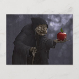 Pålat äpple vykort