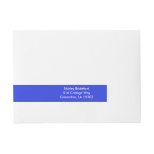 Palatinate Blue Basic Solid Färg Etikettband