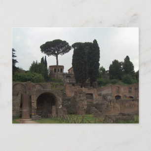 Palatine Backe i Rom, Italien Vykort