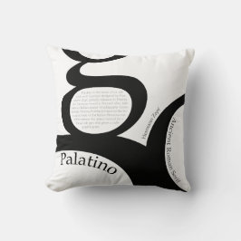 Palatino Typography Demo Kudde