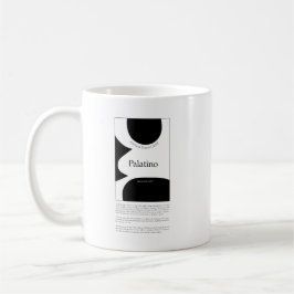 Palatino Typography Kaffemugg