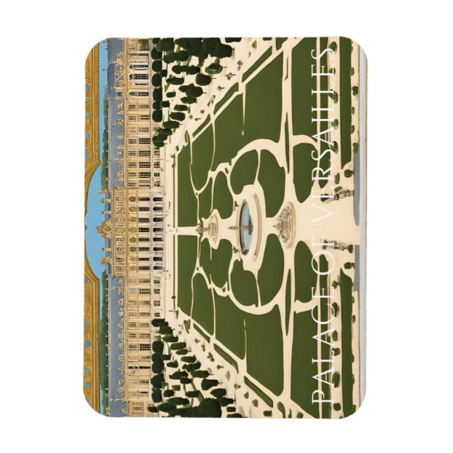 palats Versailles (22) Magnet (Vertikal)