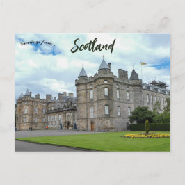 Palatset Holyroodhouse Edinburgh Skottland Vykort