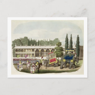 Palatset Tippoo Sahib (1749-99) graverat av T Vykort