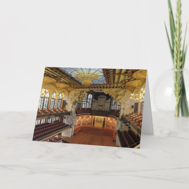 Palau de la Musica Catalana Kort (Framsida)