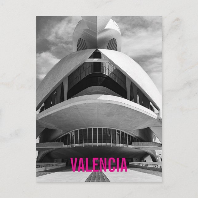 Palau de les Arts Reina Sofia, Valencia Helg Vykort (Framsida)