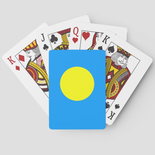 Palau flag casinokort (Baksidan)