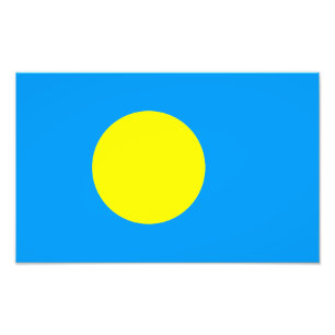 Palau flag fototryck