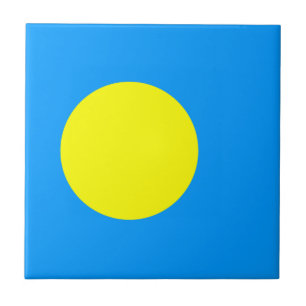 Palau flag kakelplatta