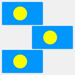 Palau flag klistermärke