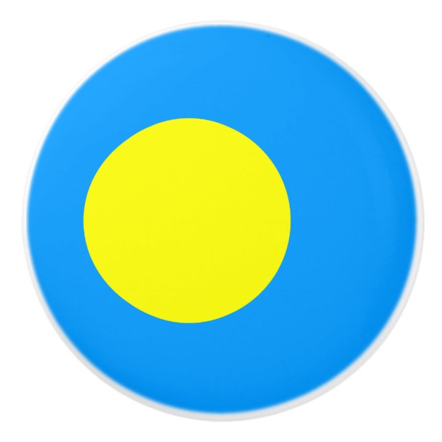 Palau flag knopp (Framsidan)