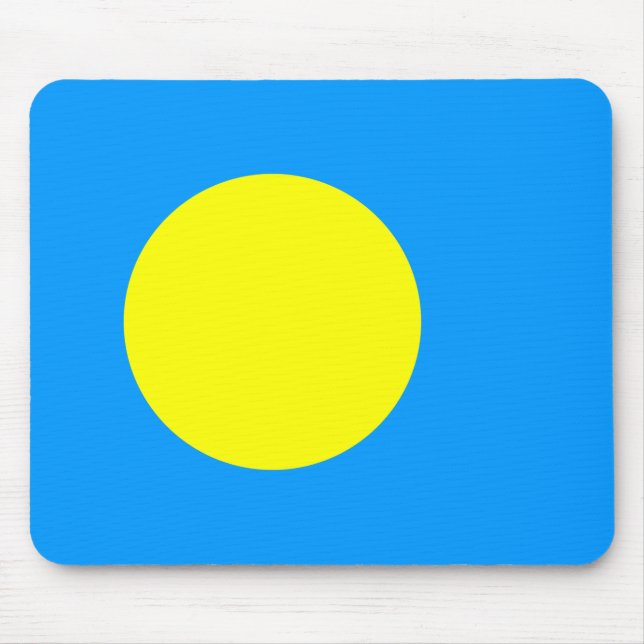 Palau flag musmatta (Framsidan)