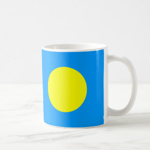 Palau Flagga Ceramic Coffee Mugg
