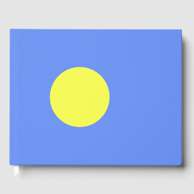 Palau flagga gästböcker (Framsida)