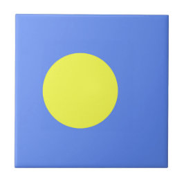 Palau flagga kakelplatta