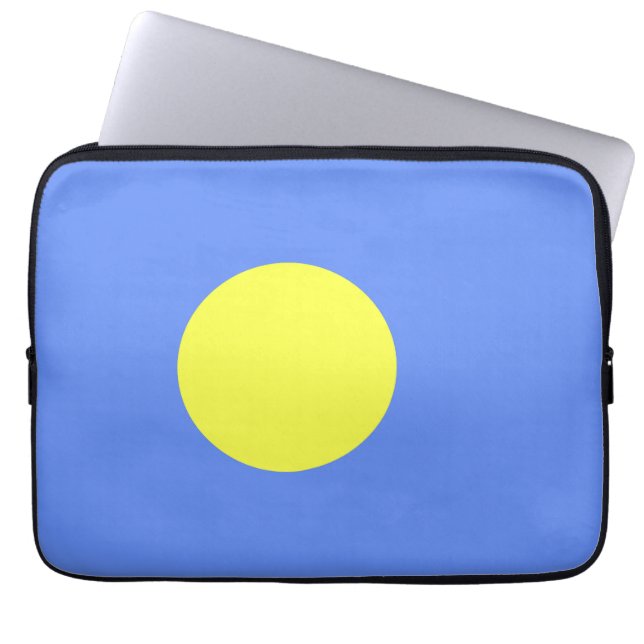 Palau flagga laptop fodral (Framsidan)