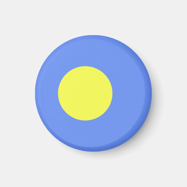 Palau flagga magnet (Framsidan)