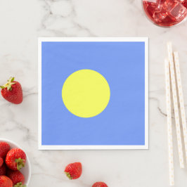 Palau flagga pappersservett