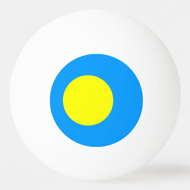 Palau Flagga Pingisboll (Framsidan)