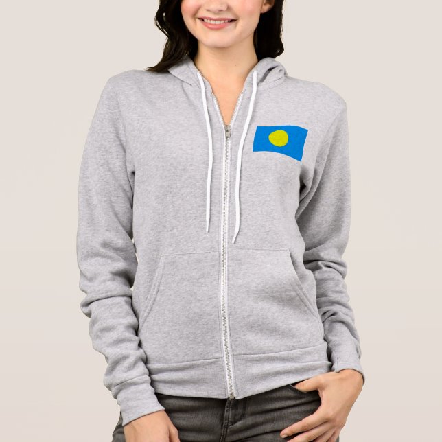 Palau Flagga T Shirt (Framsida)