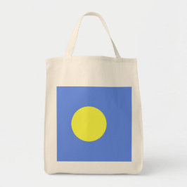 Palau flagga tygkasse