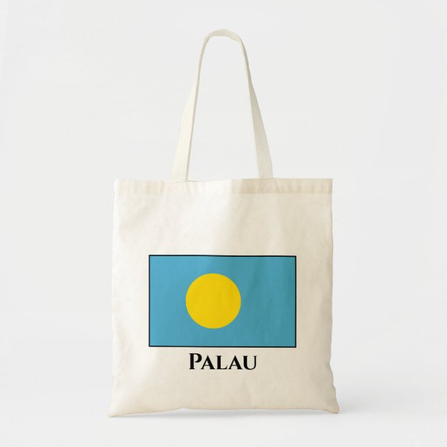 Palau Flagga Tygkasse (Framsidan)