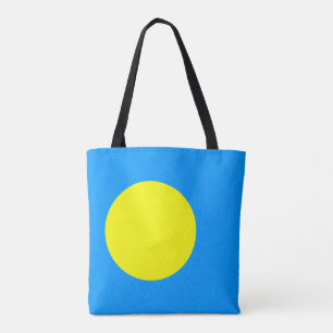 Palau flagga tygkasse