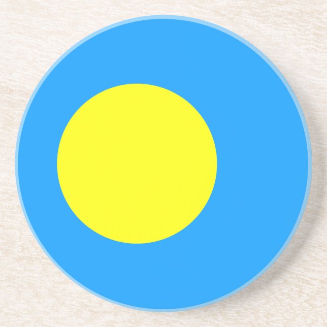Palau flagga underlägg (Framsidan)