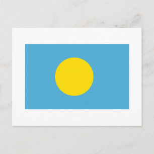 Palau Flagga Vykort