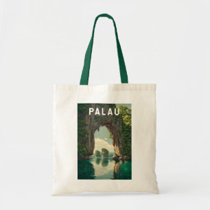 Palau Illustration Resa Konst Vintage Tygkasse