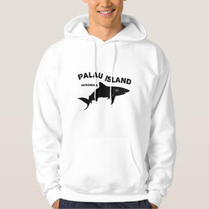 Palau Island-Dykan med hajar Hoodie