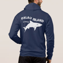 Palau Island-Dykan med hajar