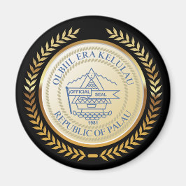 Palau Officiell Seal Magnet