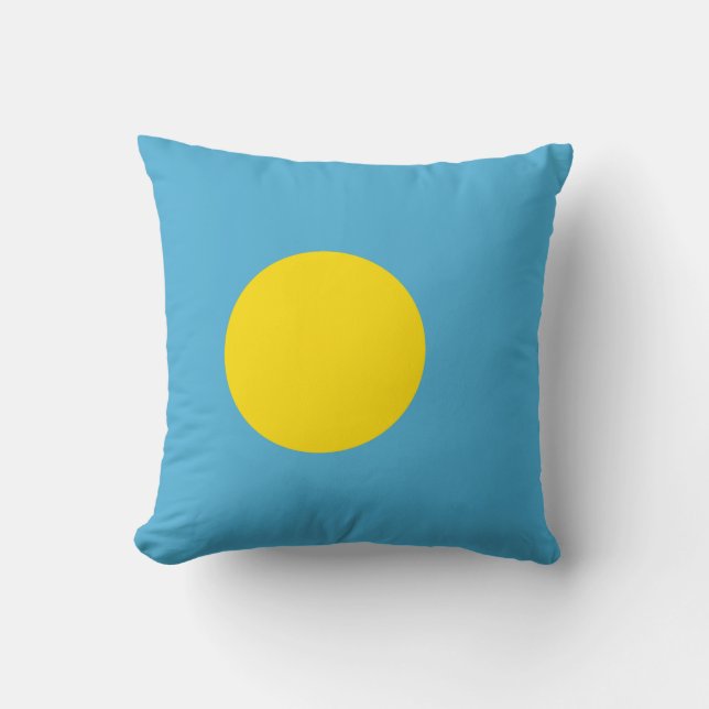 Palau - Palauan flagga Kudde (Framsida)