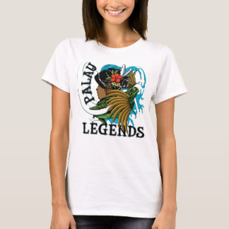 Palauisk sköldpadda- & gräskjollegend t shirt