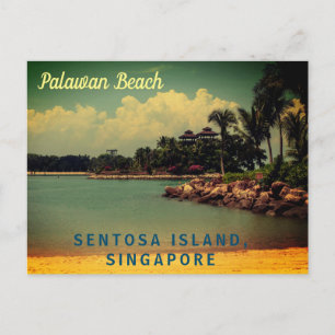 Palawan Beach, SENTOSA ISLAND SINGAPORE Vykort