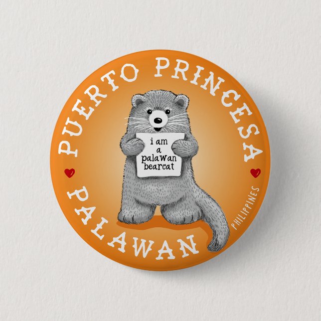 Palawan Binturong Knapp (Framsida)